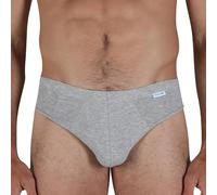Fragi Slip Uomo in Cotone Elasticizzato Taglio Anatomico, Intimo Uomo in Tessuto Elastico, Made in Italy (Grigio Melange, XL)