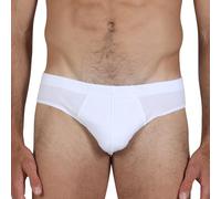 Fragi Slip Uomo in Puro Cotone Filo di Scozia, Intimo Uomo in Tessuto Elastico Senza Cuciture Seamless, Made in Italy (IT, Testo, S, Regular, Regular, 1, Bianco)