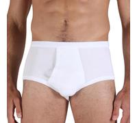 Fragi Slip Uomo in Puro Cotone Taglio Anatomico ed Elastico Interno, Intimo Uomo in Cotone Elasticizzato, Made in Italy (Bianco, XL)