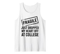 Fragile Appena Caduto Il Mio Cuore Fuori al College Divertente Mamma papà Canotta