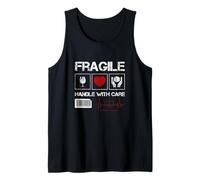 Fragile Handle with Care Graphic Cool Designs, Love Care Canotta