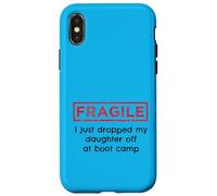 Fragile, ho appena lasciato mia figlia al Boot Camp Military Custodia per iPhone X/XS