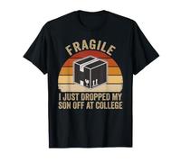 Fragile Ho Appena Lasciato Mio Figlio al College Mom Design Maglietta