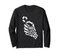 Fragile Luck System Design Scuro Dichiarazione e Gotico Maglia a Manica