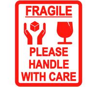 Fragile per Favore Handle With Care - Adesivi/Etichette - Pesante - Non Pila
