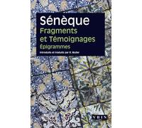 Fragments Et Temoignages: Epigrammes