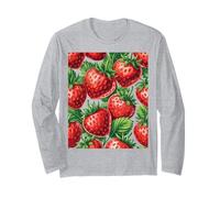 Fragola Amanti Frutta Fresca Berry Modello Estate Divertente Maglia a Manica