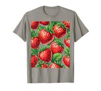 Fragola Amanti Frutta Fresca Berry Modello Estate Divertente Maglietta