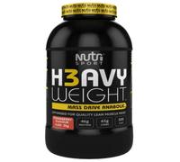 Fragola anabolizzante NutriSport H3avyweight Mass Drive - 3 kg