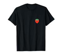 Fragola Pocket Design Frutta Estetica Sweet Berry Maglietta