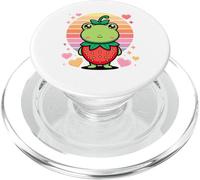 Fragola Rana Kawaii Carina Cuori Retro Tramonto PopSockets PopGrip per MagSafe