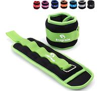 Fragraim Pesi per Caviglie per Donne, Uomini e Bambini 2 kg 1 Paio di Pesi per Polso Gamba Braccio per Allenamento alla Forza con Cinghia Regolabile Adjustable Wrist And Ankle Weights
