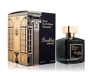 FRAGRANCE WORLD BARAKKAT SATIN OUD 100ML EDP SPRAY NUOVO E SIGILLATO