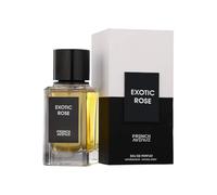 Fragrance World Exotic Rose Eau De Parfum 100 ml per uomo e donna, profumo arabo, acqua, zafferano, pepe, rosa
