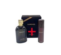 Fragrance World Suspenso Eau De Parfum 100 ml with deo di acqua profumata araba per uomo dolce profumo di tabacco in legno