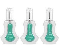 Fragranza Al Rehab Musc Profums Authentique Halal 35ml di qualità superiore, 35 ml x 3 pz (Lovely)