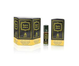 Fragranza JUMRAH 100 ml Made in Dubai con note di spezie, ambra, vaniglia, cannella e legnosa, perfetta per donne e uomini (Jumrah 6 x 6 ml)