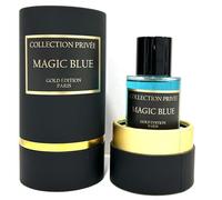 Fragranza MAGIC BLUE Collezione Privée Nouvelle Edition (Gold Edition), Idea Regalo, un profumo a lunga durata e unisex da 50 ml, made in France (MAGIC BLUE)
