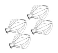 Frahou Confezione da 4 fruste in filo di acciaio per frusta K45WW per torte e palloncini, frusta per uova e panna