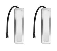 Frahou Lampadine per cappe da cucina da 120 mm, 1,5 W, lampada rettangolare per cappa aspirante, DC 12 V, base bianca SM, , opaca