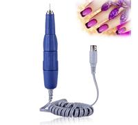 Fraise À Ongles Électrique, 0 35000Rpm Perceuse D'Ongles, Stylo De Vernis À Ongles Sculpture, Polissage, For Nail Studio Et Manucure Diy(Bleu)