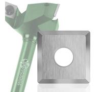 Fraiser coltellini/inserti reversibili di ricambio compatibili con frese per spianare tipo Tornado - in metallo duro HM (widia) - confezione da 10 pezzi (HM Raggiati, 12x12 mm)