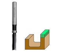 Fraiser - Microfresa a copiare con cuscinetto per legno, diametro 6,4 mm, gambo 6 mm, per fresatrice verticale e rifilatore