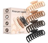 FRAMAR Fermagli Per Capelli Grandi - Fermagli Per Capelli - Confezione da 4