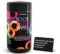 FRAMAR Kolor Killer Salviette Rimuovi Tinta Capelli - Salviette Delicate sulla Pelle, Ideali per Parrucchieri, Coloristi e Professionisti, Rimuovono Colore e Tinta da Mani,Viso e Collo - 100 Salviette