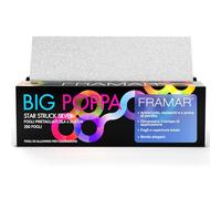 FRAMAR Lamina Per Capelli Pop Up Goffrata Argento, Lamina Per - 250 Fogli | Meches, Lamina Per Meches, Lamina Per Parrucchieri Per Meches, Lamina Per Meches, Fogli Di Lamina