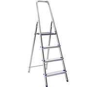 Scala In Alluminio 4 Gradini Piuma 100 KG FR104 Framar 75x46xH135cm