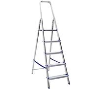 Scala In Alluminio 5 Gradini Piuma 100 KG FR105 Framar 89x49xH157cm