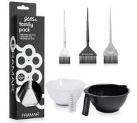 FRAMAR Set Pennelli Per Tintura Per Capelli - Pennello Per Tinta Per Capelli, Ciotola Tinta - Kit Tinta Capelli, Kit Parrucchiere