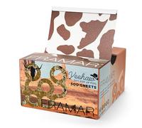 FRAMAR Yeehaw Lamina per capelli pop-up in rilievo, Lamina per capelli per mèches, Lamina per mèches, Fogli di lamina, Lamina per capelli per colorare - 500 fogli Hair