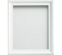 Frame Company Brompton Range - Cornice portafoto decorata, 20 x 15 cm, colore: Bianco