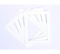 Frame Company Set di 10 cornici portafoto da Montare Bianco, Bianco, 50x40 for Image Size 40x30cm