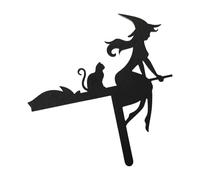 Frame della Porta Halloween Topper - Segno di Silhouette infestato, Accento di Pipistrello | Decorazioni angolari Web Ragno del, Accento Festivo, Portico Ornamento angolare Esterno Interno, mur
