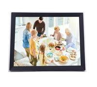 Frame di Foto Digitale, Cornice Elettronica WiFi da 15 Pollici per Nonni MAM papà, Rotazione Automatica Touch Screen 32 GB, Condividi Video Fotografico Tramite App (Spina europea)