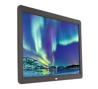 Frame di Foto Digitale da 15 Pollici con HD Full, Rotazione Automatica, Album Fotografici Elettronici a LED, Musica e Lettore Video, Supporta Fino a 32 GB (Spina europea)