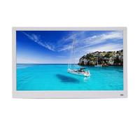 Frame di Foto Digitale Grande da 15 Pollici con Telecomando - Touch Screen IPS Full HD 1080p, Cornice per Foto WiFi Montata a Parete con Condivisione delle Nuvole, Display (WHITE)