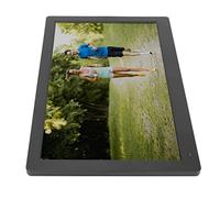 Frame di Foto Digitale Wide Angle USB Album UPS Music Clock Calendar Video Electronic Photo Album Calendario per Orologio Montato per la Macchina Pubblicitaria, Ittori HD DVD (Spina europea)