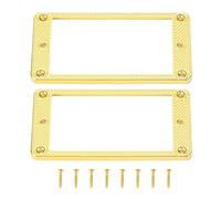 Frame Di Pickup Per Chitarra Elettrica In Metallo Premium Posizioni Collo E Ponte Per Chitarre Stile E Strumenti Simili Set Da 2 In Oro
