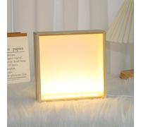 Frame di scatola ombra in legno con vetrina leggera per i ricordi del
