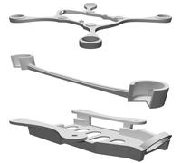 Frame for JJRC H6C LED Night Flight - Quadcopter Light Path System