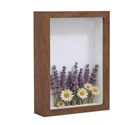 Frame for Pressed Flowers Wood - Desktop Decoration Tabletop Photo Frame | Tabletop Photo Frame for Home Office Dorm Living Room Bedroom | Study Nursery Dressing Table Nightstand Bedside Desk Bookcase