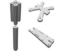 Frame for QAV-R 120H Micro Drone Compatible with 110X Motors and 2-2.5" Props