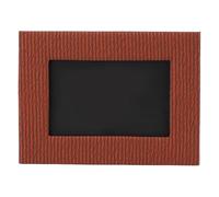 Frame in Pelle Elegante Tabletop Frame di Foto Memorie 8.5x4.7x6.5in (BROWN)