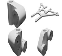 Frame Kit for 2mm Hardware System - Dual Configuration Offset Quadcopter Mount