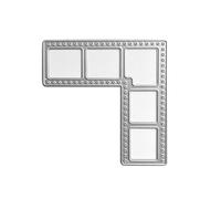 Frame Metallo Taglio Stencil Craft Carbon Acciaio Goffratura Stencil Scrapbooking Per Carte Punzonatura Tagli Forma Metallo Taglio Per Carte