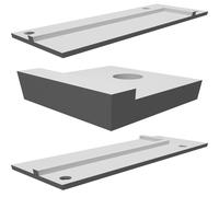 Frame Mounting Brackets for IKEA Ribba - 3M Command Strip Compatible Hanger Set